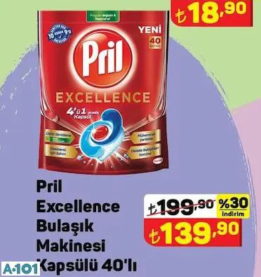 PRİL BULAŞIK MAKİNESİ KAPSÜLÜ